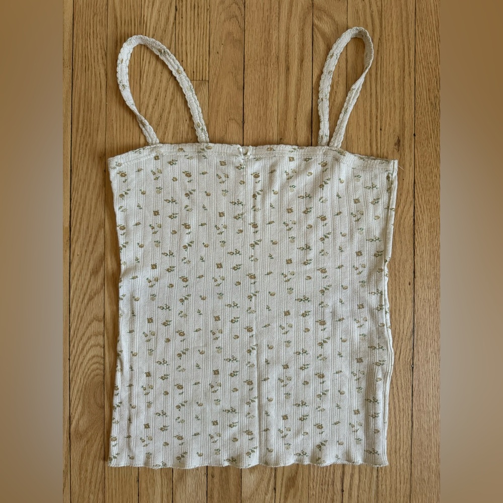COPY - Doen Floral Pointelle Tank Top